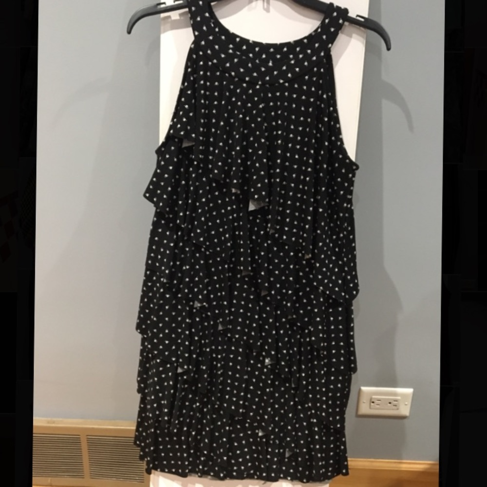 Black and white dress